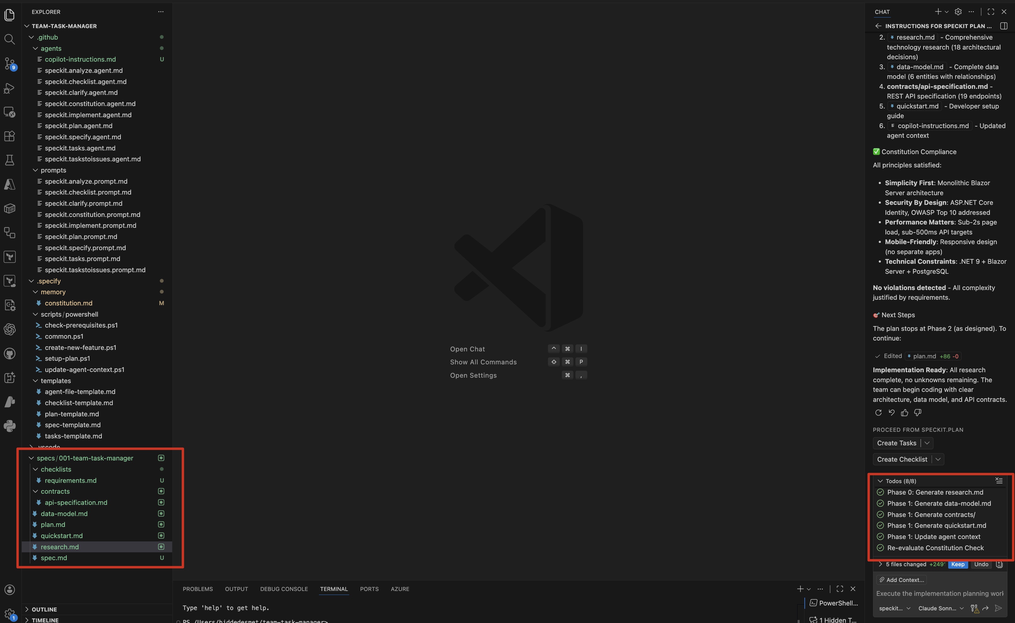 Generated plan files